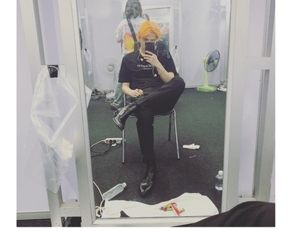 Oh Sehun Mirror Selfie