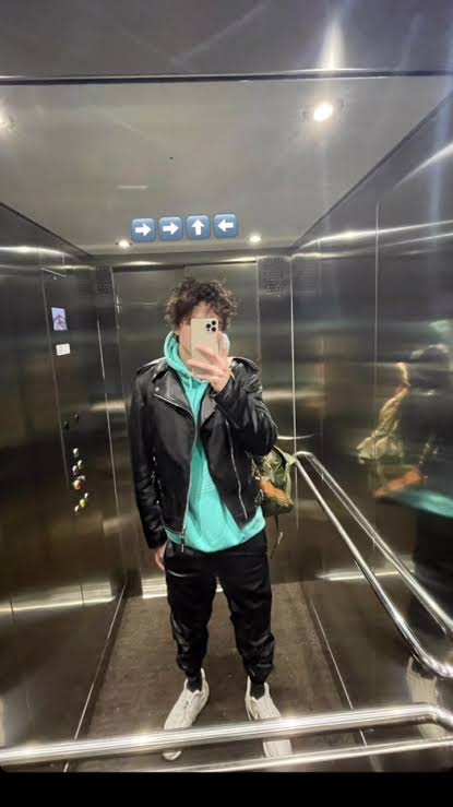 Timothée Chalamet Mirror Selfie